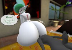 3d big_ass bubble_butt gallade huge_ass lenny_(zer0264) pokemon pokemon_(species) thick_thighs wide_hips zer0264