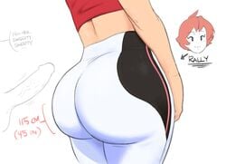 ass ass_focus big_ass big_butt bubble_butt buttholemagick caked_up cheesecake close-up clothed dat_ass disembodied_penis dumptruck_ass dumptruck_butt fat_ass female large_penis mob_face original penis rally_rhodes sketch skin_tight solo sportswear thick_ass tight_clothing tight_fit tight_pants unseen_male_face yoga_pants