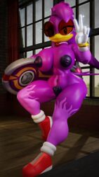 1girls 3d anthro avian beak big_ass big_breasts big_nipples blender blue_eyes boots bracelet building busty erect_nipples female female_only front_view glasses gloves hair hairy_pussy hourglass_figure hoverboard humanoid indoors necklace nipples nude palisal pose posing pubes pubic_hair purple_skin render sega shiny shiny_skin smiling smiling_at_viewer solo solo_focus sonic_(series) sonic_riders sunglasses swallow tail thick_thighs video_games voluptuous wave_the_swallow wide_hips window