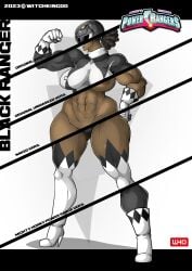 1girls abs african african_female athletic athletic_female big_ass big_breasts bimbo black_ranger breasts brown-skinned_female brown_body brown_skin busty dark-skinned_female dark_skin digital_media_(artwork) female female_only fit fit_female hero heroine hips hourglass_figure human large_ass large_breasts legs melanin mighty_horny_power_rangers mighty_morphin_power_rangers muscular muscular_female original_character power_ranger power_rangers solo superhero superheroine thick thick_legs thick_thighs toned toned_female upper_body voluptuous wide_hips witchking00