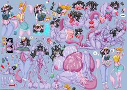 1boy 1girls alternate_species anthro anthrofied ass big_breasts big_butt big_penis bodily_fluids breast_milking breasts cum cum_inside english_text eugeniyburnt evolution feline fellatio female furry genital_fluids group gym_leader impregnation kasumi_(pokemon) kissing lactating legendary_pokémon male mew mewtwo milk nintendo oral penis pokemon pokemon_(species) pokemon_rgby pregnant rule_63 sex sucking text thick_thighs transformation video_games watermark wide_hips