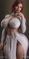 black widow (marvel) from avengers by cga3d