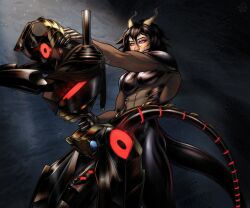 2025 2_horns abstract_background ambiguous_penetration arschiensfw biceps black_body black_eyebrows black_hair black_penis black_tail blue_glans blue_penis blue_pupils blush bodily_fluids bodyguard_position c_(arschiensfw) cybernetics cyborg duo eyebrows eyelashes featureless_chest femboy from_behind_position genital_fluids genitals glans glowing glowing_markings gold_body grey_eyes hair hand_on_neck hi_res horn horned_humanoid humanoid humanoid_genitalia humanoid_on_humanoid humanoid_penetrated humanoid_penetrating humanoid_penetrating_humanoid humanoid_penis interspecies light lighting long_hair machine male male/male male_penetrated male_penetrating male_penetrating_male markings metallic_body multicolored_body multicolored_penis nonbinary_(lore) not_furry nude nude_humanoid nude_male pecs penetration penile penile_penetration penis pink_sclera precum pupils red_body red_markings red_penis red_tail ring_(marking) ringed_tail robot robot_humanoid sex shaded side_view signature small_waist standing standing_sex striped_markings striped_tail stripes sweat sweaty_face tail tail_markings tan_body tan_horn tan_skin translucent translucent_body two_tone_penis two_tone_tail waist_grab watermark