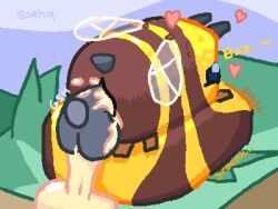 bee (minecraft) from microsoft by svehaq (artist)