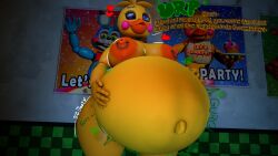 toy chica (fnaf) from five nights at freddy's by vorthomas82