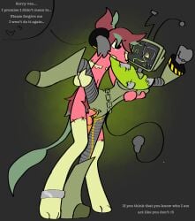 breasts clitoral_hood clitoris hairless_pussy peeing peeing_during_sex peeing_inside penetration robot screen_face sex standing_sex strawberry tagme urination urine vaginal_penetration