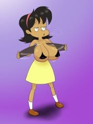 1girls breasts female godalmite massive_breasts regacen release relieved small_but_busty small_but_hyper tabun_(regacen) tagme