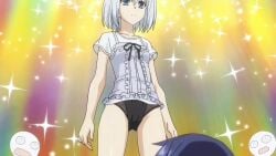 16:9_aspect_ratio animated audible_speech audience belt belt_buckle blue_eyes blue_hair brown_eyes brown_footwear buckle character_print clothing crowd date_a_live english_audio english_language female female_pervert footwear hair_ornament hairclip has_audio itsuka_shido large_filesize looking_at_another male mp4 onlookers panties pantyshot pervert pervert_female public screaming screen_capture sd_(576) shoes short_hair silver_hair skirt skirt_pull skirt_removed socks submissive surprised tobiichi_origami video watching white_hair