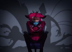 alastor (hazbin hotel) from hazbin hotel by thepechen