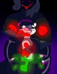 anthro big_breasts breasts bulge caressing clothing dominant dominant_female duo female finger_under_chin garter_belt garter_straps glowing glowing_clothing glowing_nipples hi_res huge_breasts jockstrap larger_female lingerie machine male male/female mamagen mammal mephitid mommy_kink mommydom nipples protogen samy_(samylestinker) samylestinker size_difference skunk smaller_male submissive submissive_male teasing thick_thighs toxica underwear