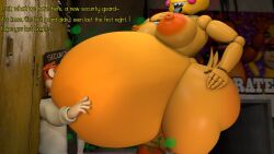 toy chica (fnaf) from five nights at freddy's by vorthomas82