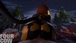 16:9 2025 3d_(artwork) 3d_animation animated anthro anthro_focus anthro_on_top artist_name ass big_butt black_bodysuit black_clothing black_skinsuit bodysuit cemetery clothed clothed/nude clothing cloud digital_media_(artwork) duo epic_games erection felid feline female female_anthro female_focus female_on_human female_on_top first_person_view food for_a_head fortnite four_cow fourcow fruit genitals glowing glowing_mouth golden_clothing golden_markings halloween hi_res holidays hot_dogging huge_butt human human_on_anthro human_on_bottom human_pov interspecies jack-o'-lantern light-skinned_male light_body light_skin loop lying male male/female male_human male_on_anthro male_on_bottom male_pov mammal multicolored_clothing multicolored_skinsuit navel night no_sound nude nude_human nude_male object_head on_back on_bottom on_top outdoor_nudity outside outside_sex penis plant pumpkin pumpkin_head raised_tail rear_view reverse_cowgirl_position sex shaking_butt short_playtime skeleton_costume skinsuit sky solo_focus spice_(fortnite) tagme tail text tight_clothing tree video watermark wide_hipped_anthro wide_hipped_female wide_hips widescreen