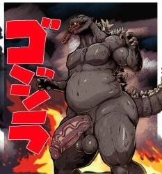 godzilla from godzilla (series) by teastuff