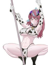 1girls big_breasts breasts cow_bikini emikukis fibu_115 latam_virtual_youtuber long_hair multicolored_hair tagme thighs virtual_youtuber vtuber vtuberfanart white_background