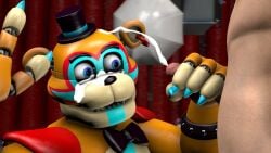 2boys 3d animatronic anthro bear cum cum_on_face cumshot faceless_male five_nights_at_freddy's five_nights_at_freddy's:_security_breach fnaf gay gay_sex glamrock_freddy_(fnaf) handjob human keatonrogers0201 machine male male/male male_only nude penis robot robot_humanoid scottgames sfm steel_wool_studios