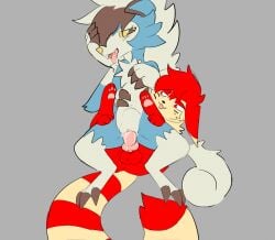 2022 anthro anthro_on_feral anthro_penetrated aries_(bloowolfy) bloowolfy blue_body blue_fur canid canine duo female female_penetrated feral feral_penetrating feral_penetrating_anthro fur furret generation_2_pokemon generation_7_pokemon grey_background lycanroc male male/female male_penetrating male_penetrating_female mammal midnight_lycanroc nintendo open_mouth open_smile penetration penile penile_penetration penis_in_pussy pokemon pokemon_(species) red_body red_fur sex simple_background smile vaginal_penetration vaginal_penetration zoophilia