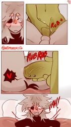 2boys ahe_gao argentina_(countryhumans) brazil_(countryhumans) comic comic_page countryhumans couple gay kinky_naty male married_couple piercing piercings rubbing_penis rubbing_penis_on_ass