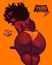 anthro big_ass bikini bubble_butt female furry huge_ass thick_thighs wide_hips yurisylentra