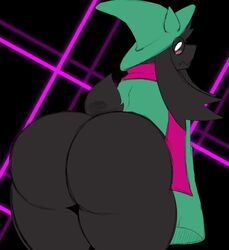 1boy 2d anthro anthro_male anthro_only ass caprine deltarune furry furry_male furry_only huge_ass humanoid humanoid_male humanoid_only male male_only mammal ralsei ralsei_with_black_fur solo source_request teapot_(body_type) undertale_(series)