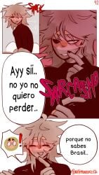 2boys argentina_(countryhumans) brazil_(countryhumans) comic comic_page countryhumans couple gay kinky_naty male married_couple