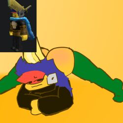 1girls artist_request ass female jack-o_pose reference_image roblox roblox_avatar robloxian source_request tagme thighhighs