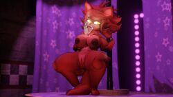 1girls 3d 3d_(artwork) animatronic barefoot blowjob_gesture completely_nude completely_nude_female fazclaire's_nightclub female female_only fexa fexa_(cally3d) fexa_(cryptia) five_nights_at_freddy's foxy_(cally3d) foxy_(fnaf) fredina's_nightclub full_body furry gesture mirumimi naked naked_female nude nude_female solo solo_female squatting