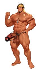 abs bara biceps big_balls big_penis bodybuilder boner censored chest_hair erection facial_hair hairy_legs hairy_male hairy_thighs huge_balls huge_cock huge_testicles hunk kuromine_hiraya male male_focus male_only massive_cock massive_penis muscle muscles muscular muscular_arms muscular_ass muscular_legs muscular_male muscular_thighs nipples pecs pubic_hair solo solo_male testicles yuatari