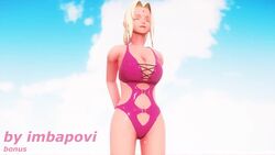 1girls 3d animated ass_expansion beach big_ass big_breasts bikini blonde_hair bouncing_ass bouncing_breasts breast_expansion cleavage expansion female growth hourglass_expansion huge_ass huge_breasts imbapovi longer_than_30_seconds naruto naruto_(series) naruto_shippuden shorter_than_one_minute shounen_jump slosh sloshing_breasts solo sound swimsuit tsunade video wide_hips