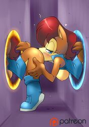 1girls anthro archie_comics ass autocunnilingus blush breasts cunnilingus female female_focus female_only hi_res masturbation oral oral_masturbation penetration photo portal_(object) portal_(series) portal_selfcest portal_sex sally_acorn sega sex solo solo_female solo_focus sonic_(series) sonic_the_hedgehog_(archie) sonic_the_hedgehog_(comics) sonic_the_hedgehog_(series) tengaikemono thinking_with_portals vaginal_masturbation vaginal_penetration valve video_games