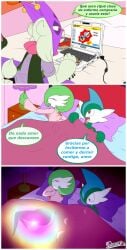 anal anal_sex anthro bed bed_sheet bedding bedroom buttplug buttplug_in_ass buttplug_insertion chest_spike chips_(food) clothed clothing computer dark dialogue disgust disgusted_expression duo electronics english_text felid feline female food furgonomic_piercing furgonomics furniture gallade gardevoir generation_3_pokemon generation_4_pokemon generation_9_pokemon glowing head_crest hi_res humanoid inside key_stone_(pokemon) key_stone_buttplug lamp laptop lolpuny87 male mammal meowscarada nintendo object_in_ass oblivious online online_shopping open_mouth panties partially_clothed penetration piercing plug_(sex_toy) plug_insertion pokemon pokemon_(species) sex_toy sex_toy_in_ass sex_toy_insertion signature sleeping sleepwear solo spanish_text speech_bubble spikes spikes_(anatomy) text under_covers underwear