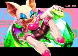 rouge the bat from sega by lib 100