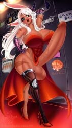 1futa abs amputee ass athletic_futa big_ass big_balls big_breasts breasts bunny_ears curvy dark-skinned_futa elbow_gloves erect_penis erection evening_gown futa_only futanari high high_heels hourglass_figure huge_cock jessica_rabbit_outfit long_hair looking_at_penis looking_surprised mirko miruko mostly_clothed my_hero_academia nenerhea penis prostethic_arm prosthetic prosthetic_arm prosthetic_leg prosthetic_limb prosthetics rumi_usagiyama scars solo strapless_dress tanned_futa tanned_skin thick_thighs thin_waist tight_clothing white_hair wide_hips