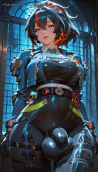 zhu yuan from zenless zone zero by dyzertai