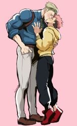 age_difference gay idoraad itadori_yuuji jujutsu_kaisen kento_nanami kissing lilprincyvi