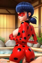 marinette cheng from miraculous ladybug by rule34lab