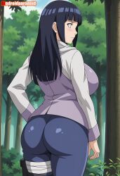 hyuuga hinata from naruto by aindroidparanoid