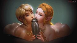 1girls 2boys 3d 3d_animation androgynous animated aqua_eyes areolae ass bi_domination big_ass bisexual bisexual_male blonde_hair blowjob blue_eyes both_sexes_in_same_situation breasts breath_of_the_wild circumcised cock_worship collaborative_fellatio competition cyan_eyes dark-skinned_male dark_skin defeated defeated_hero dirty_blonde_hair double_blowjob double_fellatio ear_twitch enslaved_royal envy fantasy fellatio female female_supporting_yaoi femboy femsub fighting_over_boy french_braid fugtrup ganondorf gay girly glowing_eyes greedy_blowjob green_skin hands_on_another's_thighs hands_on_penis huge_cock humanoid hylian interracial interspecies jealous jewelry just_the_tip licking_penis link looking_at_viewer male male_pov maledom malesub manual medieval mmf_threesome multiple_subs naked neckwear nintendo nipples oral oral_sex pale_skin penis penis_lick pointy_ears pov pretty_boy princess princess_zelda sex shiny_hair short_ears shorter_than_10_seconds shorter_than_one_minute teamwork the_legend_of_zelda threesome victorious_villain yaoi zelda_(breath_of_the_wild)