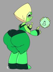 1girls female female_only huge_ass hyper_ass peridot_(steven_universe) solo_female steven_universe thesupervillainspjs