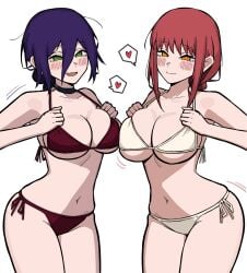 /// 2d 2d_(artwork) 2d_artwork 2girls adult adult_female aguxxxuu alternate_breast_size back-tie_bikini back-tie_swimwear bare_armpits bare_arms bare_belly bare_chest bare_hands bare_hips bare_legs bare_midriff bare_navel bare_shoulders bare_skin bare_thighs belly belly_button bewitching_thighs big_breasts bikini bikini_bottom bikini_only bikini_top black-haired_female black_choker black_hair blush blush_face blushing_at_viewer blushing_female blushing_lines braid braided_hair braided_ponytail breast_press breast_press_on_chest breast_squeeze breasts breasts_press breasts_pressed_against_another breasts_pressed_against_partner breasts_pressed_together brown_bikini brown_bikini_bottom brown_bikini_top brown_swimsuit brown_swimwear busty busty_female busty_girl busty_teen busty_teenager chainsaw_man child_bearing_hips choker cleavage closed_mouth_smile collarbone curvaceous curvaceous_body curvaceous_female curvaceous_figure curvaceous_hips curvaceous_teenager curvy curvy_body curvy_female curvy_figure curvy_hips curvy_teen digital digital_art digital_drawing digital_drawing_(artwork) digital_media digital_media_(artwork) drawing elbows exposed_armpits exposed_arms exposed_belly exposed_chest exposed_hips exposed_legs exposed_midriff exposed_navel exposed_shoulders exposed_skin exposed_thighs eyebrows_visible_through_hair female female_focus female_only fertile_hips fingers green-eyed_female green_eyes groin hair_between_eyes half_naked half_nude halterneck head_tilt heart high_resolution highres hourglass_figure inguinal_crease inguinal_ligament large_boobs large_breasts lean_figure legs_closed legs_together long_hair looking_at_viewer makima_(chainsaw_man) mature mature_female midriff multiple_females multiple_girls naked naked_female naked_woman narrow_waist navel nude nude_female nudity open_mouth open_mouth_smile parted_lips ponytail posing posing_for_the_viewer posing_naked posing_nude pressing_breast_on_partner pressing_breasts pressing_breasts_together pushing_breasts_together pushing_breasts_up red-haired_female red_hair reze_(chainsaw_man) ring_eyes ringed_eyes semi_nude shoulders side-tie_bikini sidelocks simple_background slender_body slender_waist slim_female slim_waist smile smiley_face smiling smiling_at_viewer squeezing_breast squeezing_breasts squeezing_breasts_together standing string_bikini swimsuit swimwear teen_girl teenage_female teenage_girl teenage_tits teenager thick_thighs thighs thighs_together tilted_head tongue upper_body white_background white_bikini white_bikini_bottom white_bikini_top white_swimsuit white_swimwear wide_hips yellow-eyed_female yellow_eyes young_female young_woman