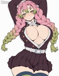 ai_assisted ai_generated balls barefoot big_ass bitch cloverart cum cum_in_pussy cum_inside cum_while_penetrated curvy curvy_figure deep_penetration demon_slayer female female_focus female_penetrated female_sub female_submissive hands-free handsfree_ejaculation heavy_breathing kimetsu_no_yaiba large_penis mitsuri_kanroji moan moaning moaning_in_pleasure moans motion_lines orgasm orgasm_from_vaginal pale_skin peace_sign penetration rolling_eyes rough_sex rough_vaginal sex sex_face sex_from_behind sexual_intercourse sexy_body sweat sweaty sweaty_body v_sign vagina vaginal_insertion vaginal_penetration vaginal_sex wide_eyed wide_hips