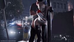 1boy 1girls 3d against_pole animated athletic_female batman_(series) bondage dc dc_comics dubious_consent edit edited female female_penetrated from_behind from_behind_position gif handcuffed handcuffs harley_quinn harley_quinn_(arkham) harley_quinn_(suicide_squad) harley_quinn_(suicide_squad_game) human light-skinned_female light-skinned_male male penetration police police_officer police_uniform rinkegato sex short_video shorter_than_30_seconds spoks standing_sex suicide_squad suicide_squad:_kill_the_justice_league suicide_squad_(2016) tagme