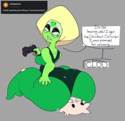 facesitting huge_ass hyper_ass peridot_(steven_universe) steven_universe thesupervillainspjs