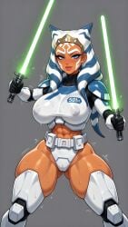 ahsoka tano from clone wars by spizcyai