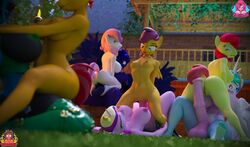 3d 4futas 4girls alicorn already_uploaded animal_genitalia animal_penis anthro anthrofied apple_bloom_(mlp) ass babs_seed_(mlp) breast_size_difference breasts cowgirl_position cutie_mark_crusaders_(mlp) equid equine_penis female forsaken_(artist) friendship_is_magic furry futa_on_female futanari genitals group group_sex highres horn large_breasts looking_at_penis looking_pleasured mammal my_little_pony nude on_top orgy outdoors partypick penis princess_cadance_(mlp) princess_celestia_(mlp) princess_luna_(mlp) queen_chrysalis_(mlp) royal_sisters_(mlp) scootaloo_(mlp) sex sweetie_belle_(mlp) testicles unicorn vaginal_penetration wings