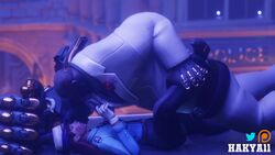 3d animated asian asian_female clothed clothing d.va dark-skinned_male dark_skin doomfist female forced formal_doomfist gunpoint hakya11 interracial no_sound overwatch overwatch_2 overwatch_archives perfect_loop police police_officer_d.va police_uniform policewoman rape suit tagme threatening video