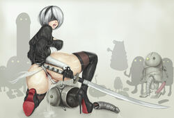 yorha 2b from nier: automata by enenra