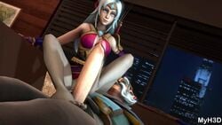 1boy 1girls 3d animated feet femdom foot_fetish footjob hi-rez_studios large_penis lian_(paladins) myh3d no_sound paladins tagme torvald_(paladins) video