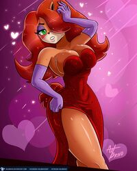 1girls alternate_version_available anthro anthro_only ass ax3lbravo bandicoot big_breasts big_hair blush breasts bursting_breasts bust busty cleavage clothing cosplay crash_(series) crash_bandicoot_(series) crossover curvaceous curves curvy curvy_female curvy_figure curvy_hips deviantart digital_art disney dress ear_piercing earring earrings elbow_gloves eyeshadow fanart fashion female female_focus female_only furry furry_only gloves green_eyes hair_over_one_eye heart hips hourglass_figure huge_ass huge_breasts humanoid jessica_rabbit_(cosplay) large_ass large_breasts legs lipstick looking_at_viewer lower_body mammal naughty_dog piercing purple_gloves red_dress red_hair solo solo_female solo_focus sparkling_dress standing tawna_bandicoot thick thick_hips thick_legs thick_thighs thighs upper_body voluptuous who_framed_roger_rabbit wide_hips wine_bottle_figure woman