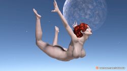 3d 3d_(artwork) ass ass_up breasts naked nude shinmix skydive