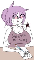 breasts drawing drawn satan tagme teats